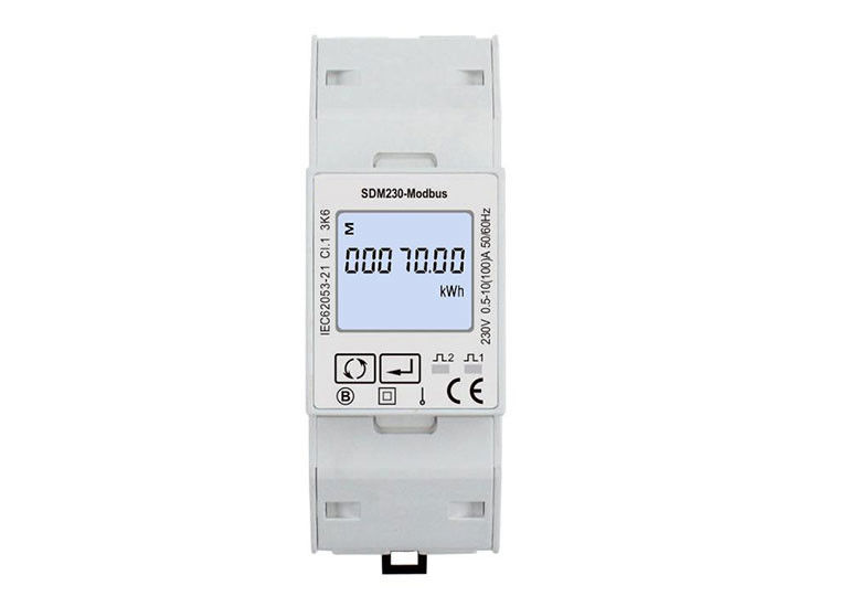 Multifunctional Single Phase Energy Meter SDM230-Modbus 100A With RS485 Port