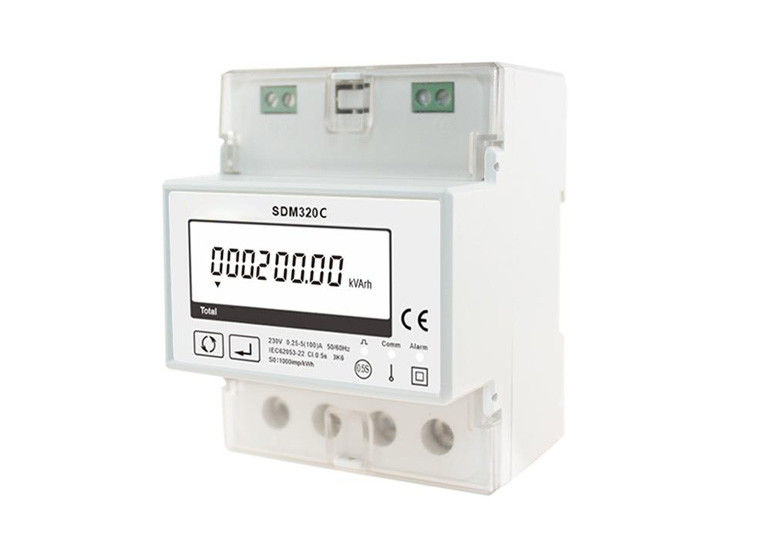 Remote Control Single Phase Electric Meter Modbus RTU SDM320C For Energy System