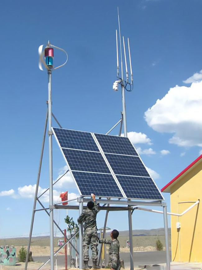 Advanced Off Grid Hybrid Power Systems 200W Home Solar Kit Long Service