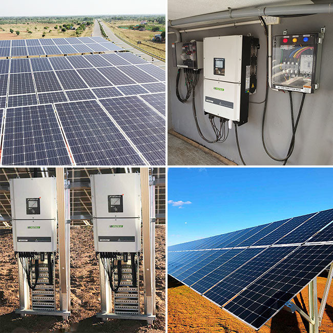 Waterproof 30KW Solar Wind Inverter Commercial Rooftop Inverters 50/60 Hz