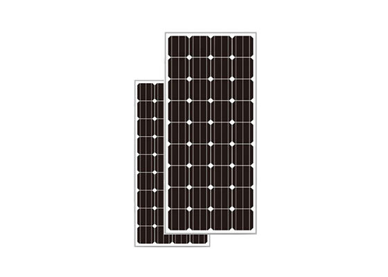 Professional 145W Monocrystalline Silicon Pv Panels High Transmission Tempered Glass