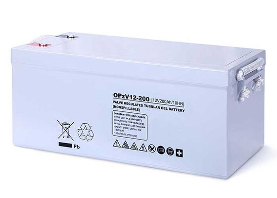 OPzV Tubular GEL Lead Acid Battery 12v 45Ah - 200Ah  Low Self - Discharge