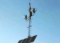 1000W Vertical Axis Wind Turbine With Solar Panel ISO9001 Certification