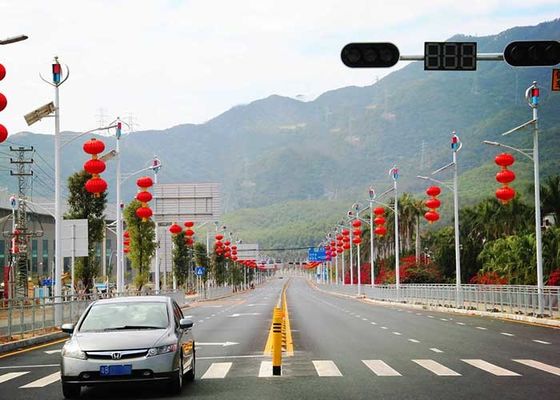 High Lumen Solar And Wind Powered Street Lights 50,000 - 100,000 Hours