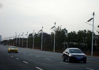 High Lumen Wind Turbine Powered Street Lights 160W Solar Panel Easy Installation