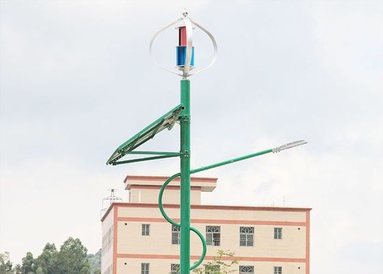 Industrial Park Road Wind Turbine Powered Street Lights ISO9001 Certification