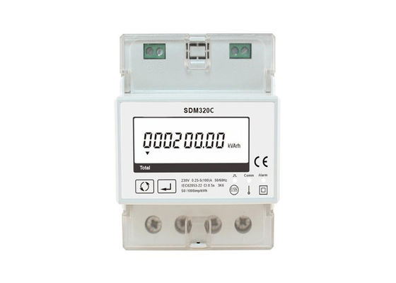 Remote Control Single Phase Electric Meter Modbus RTU SDM320C For Energy System