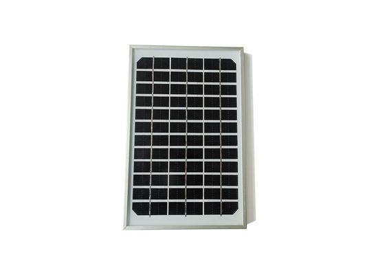 6W Monocrystalline Silicon Cells 18V Anodized Aluminium Alloy Solar System Application